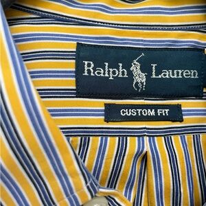 Ralph Lauren Yellow Multi-Striped Shirt